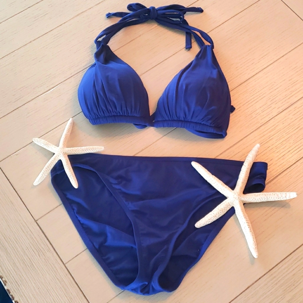 La Blanca Size 10 Royal Blue Bikini